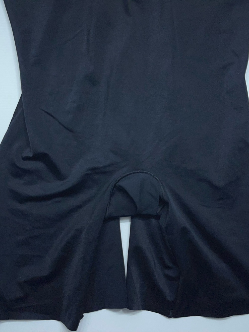 SPANX Suit Your Fancy Shaping Plunge Low Back Mid Thigh Bodysuit Womens XL Black - Picture 3 of 13